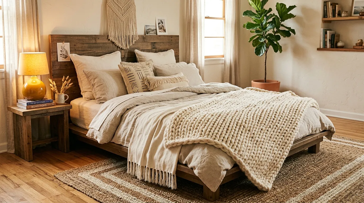 Layered Textured Bedding
