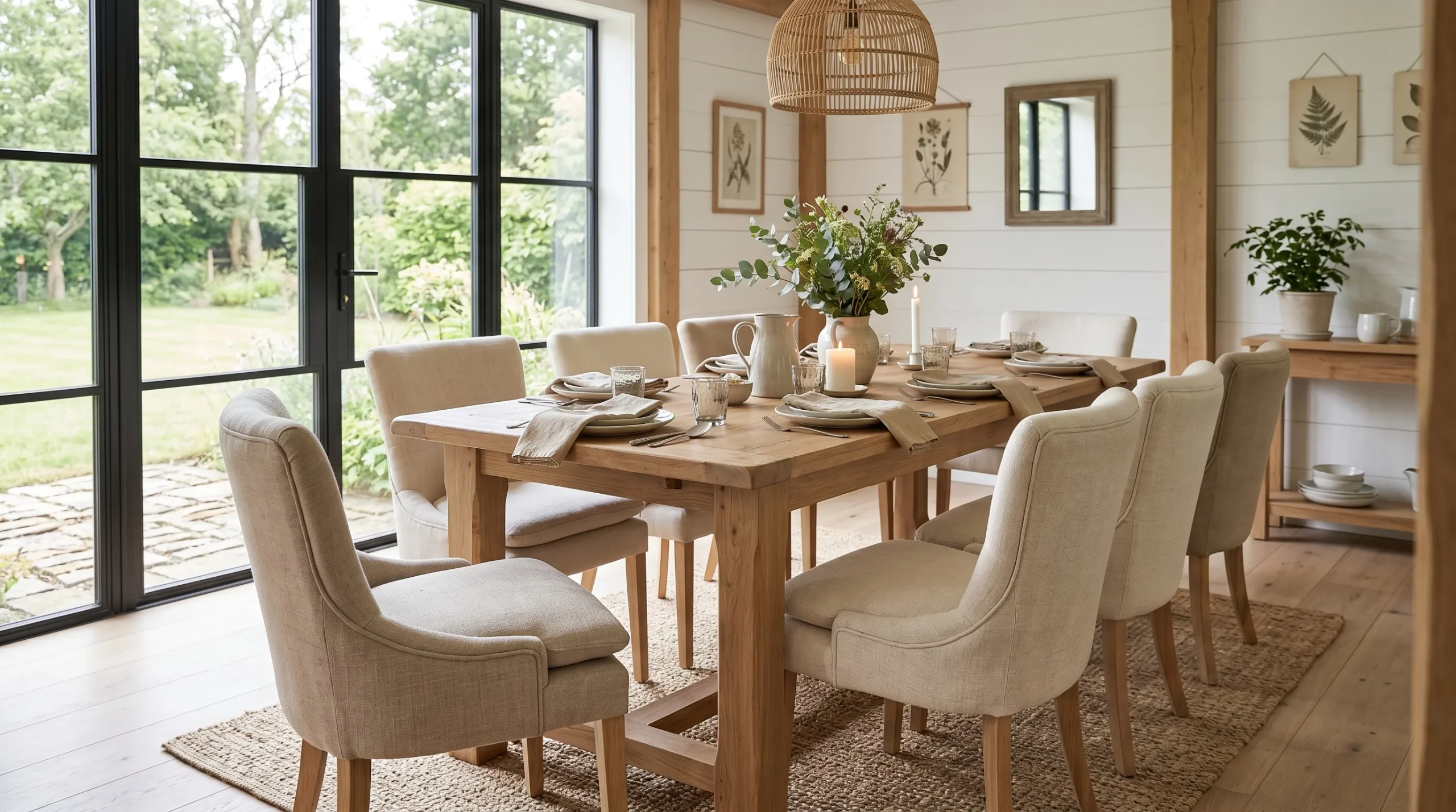 Neutral Linen Chairs