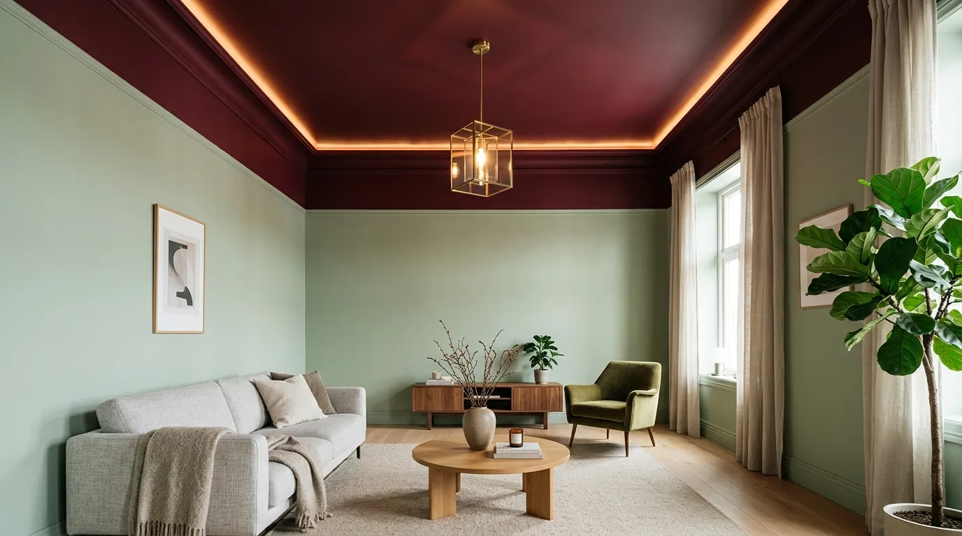 Bold Ceiling Accent