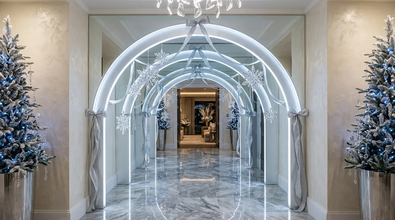 Frosted Mirror Arches