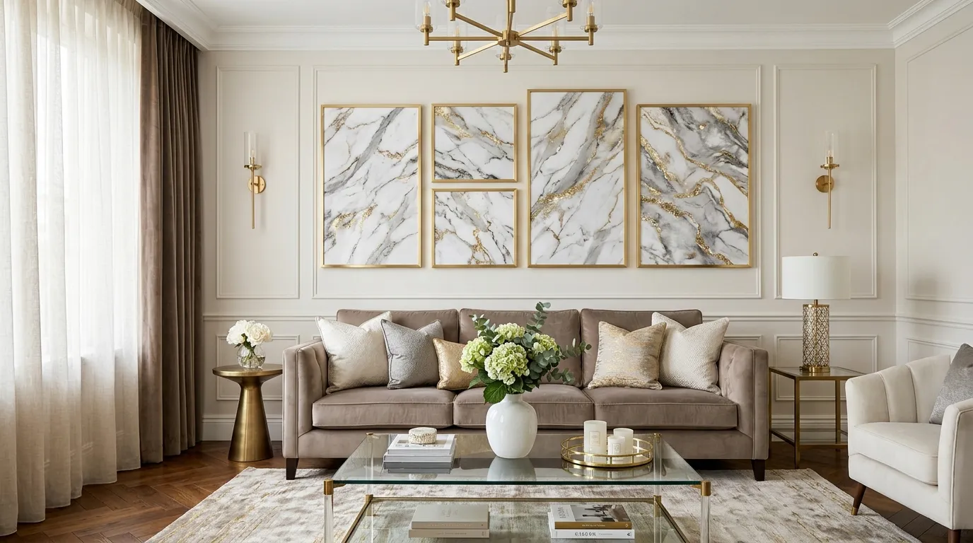 Luxe Marble Art Prints