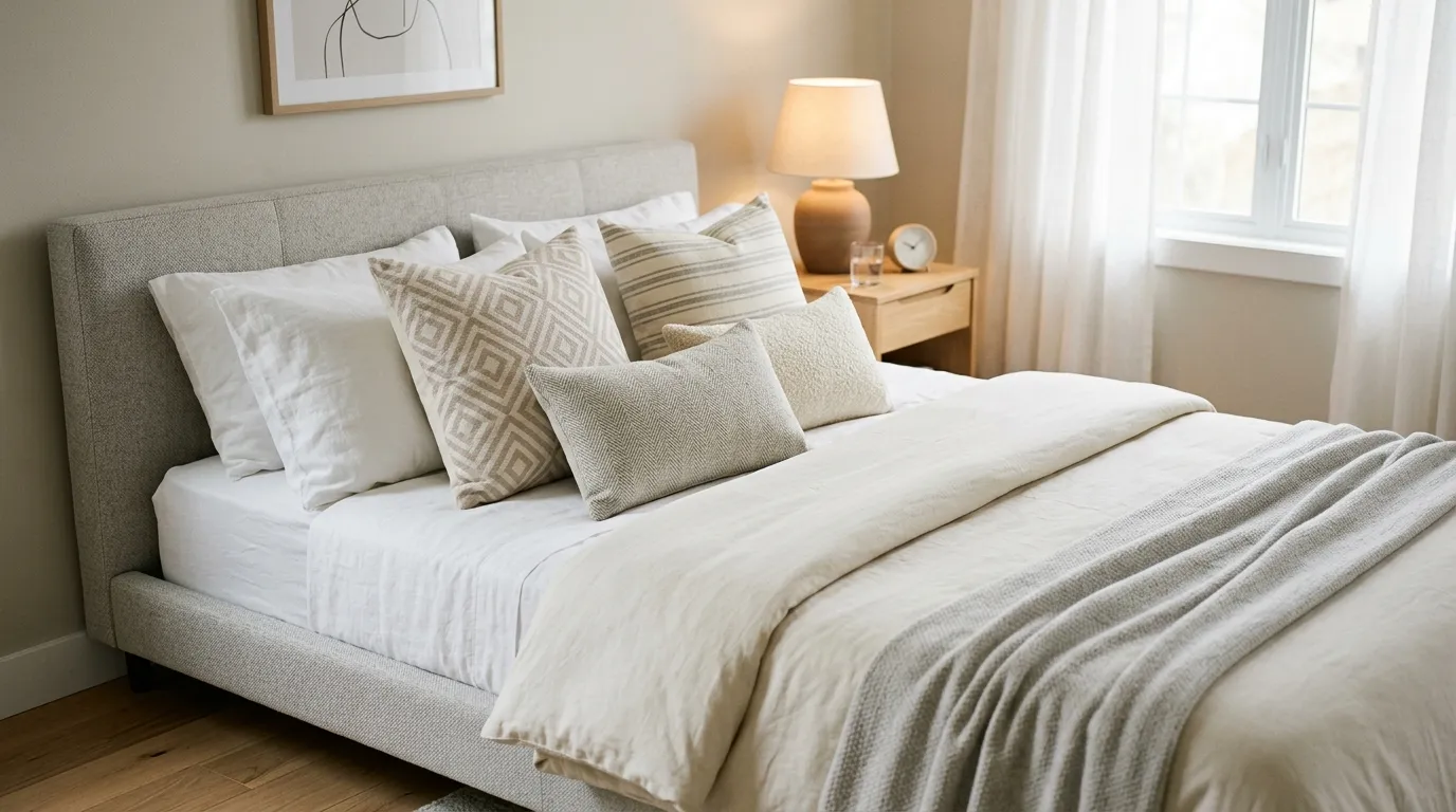 Neutral Pattern Throw Pillows