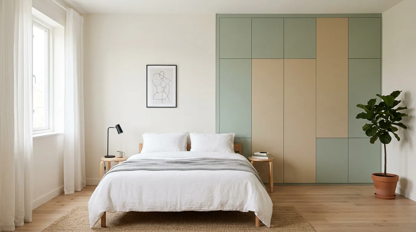 Painted Wardrobe Panels