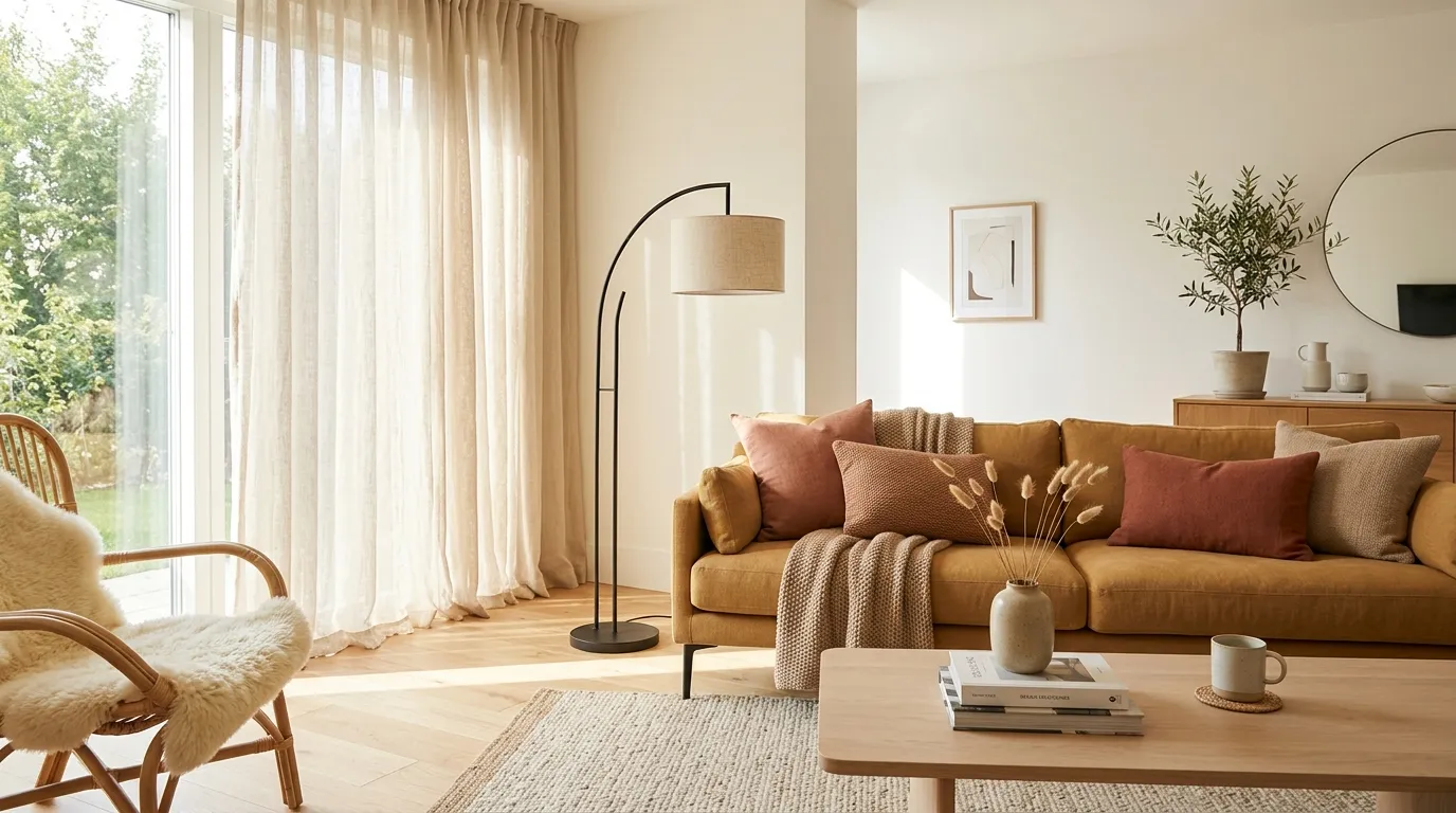 Soft Ochre Elegance