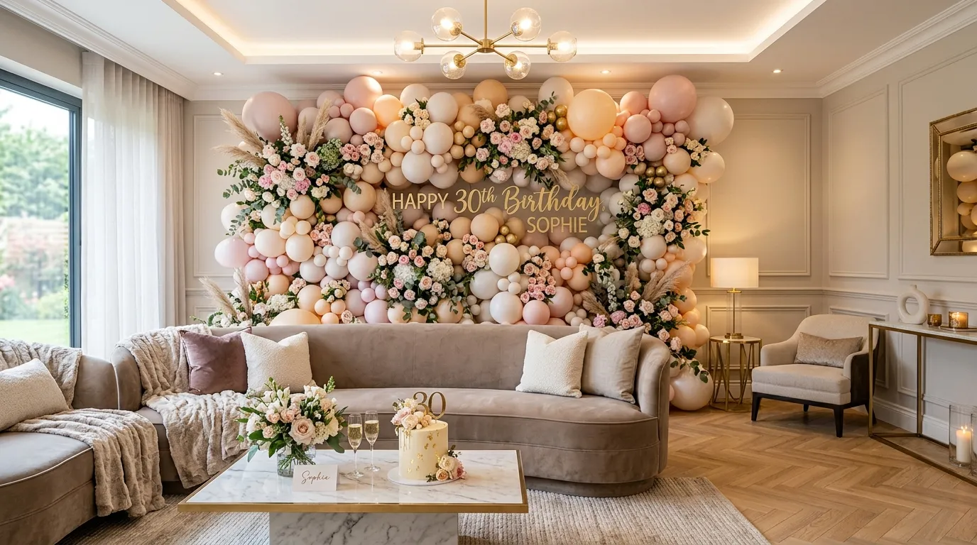 Balloon and Floral Mix