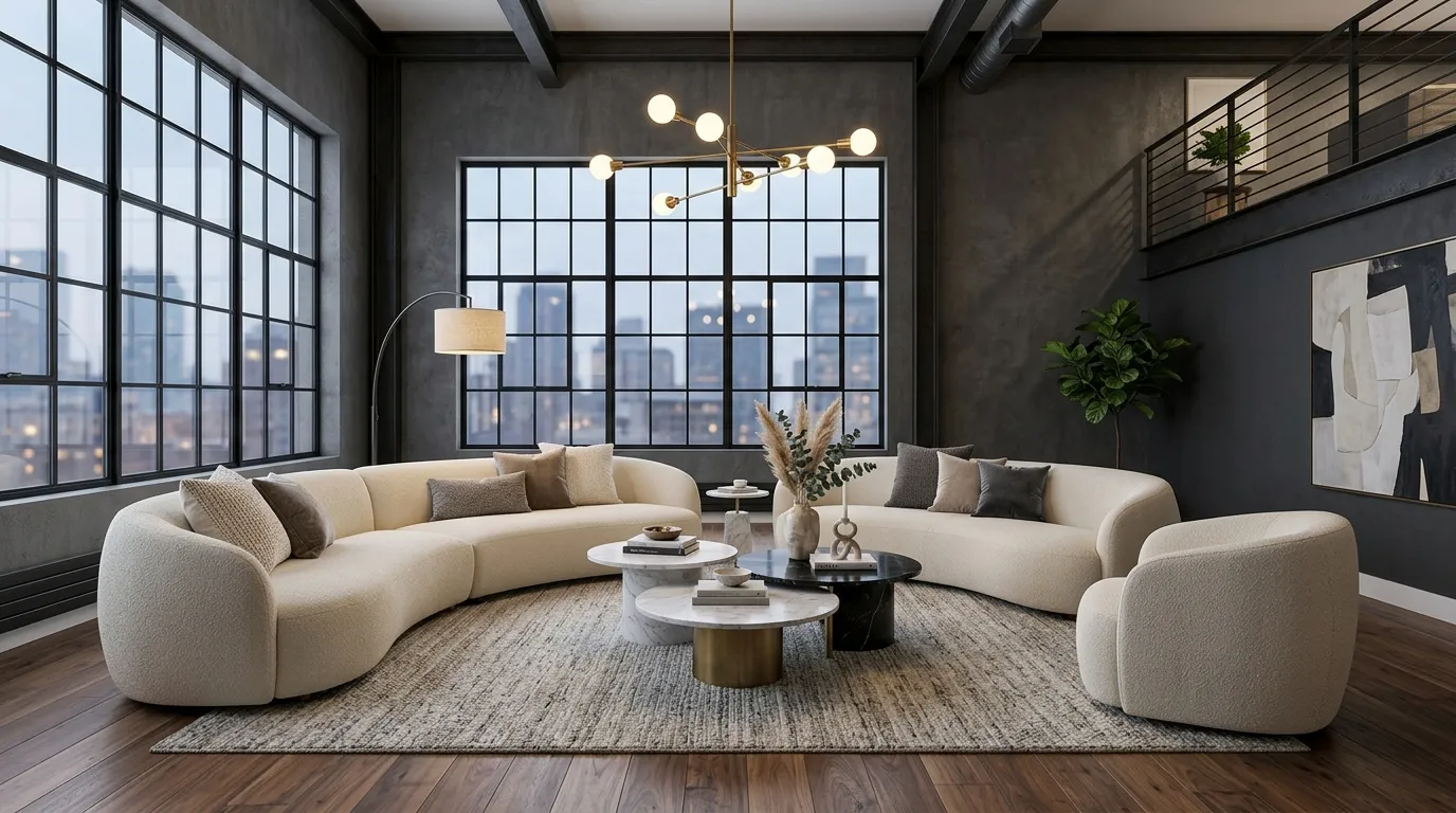Curved Lounge Furniture