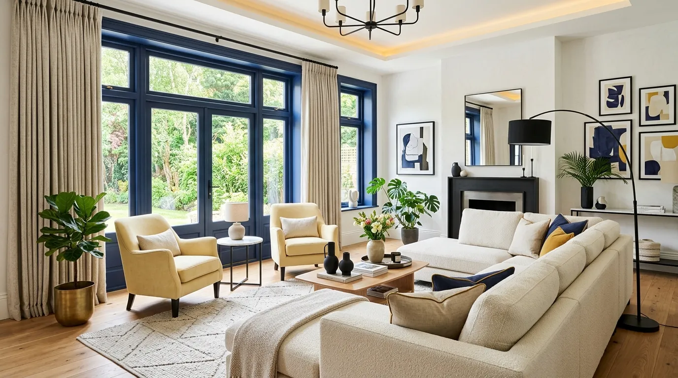 Indigo Window Frames