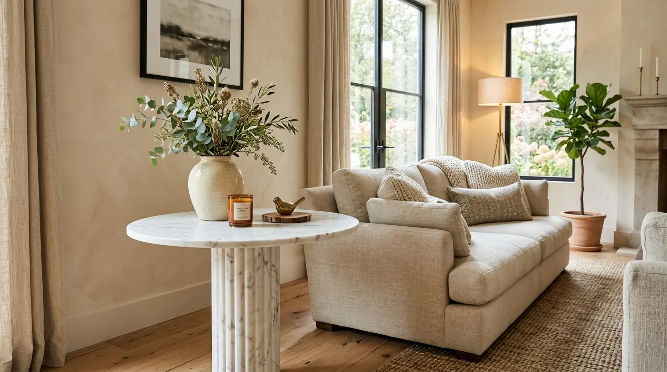 Marble Pedestal Corner