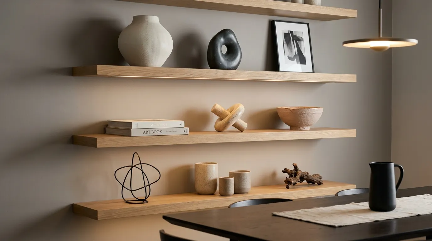 Sculptural Decor Shelves