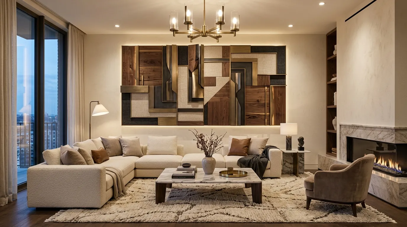 Mixed Material Wall Art