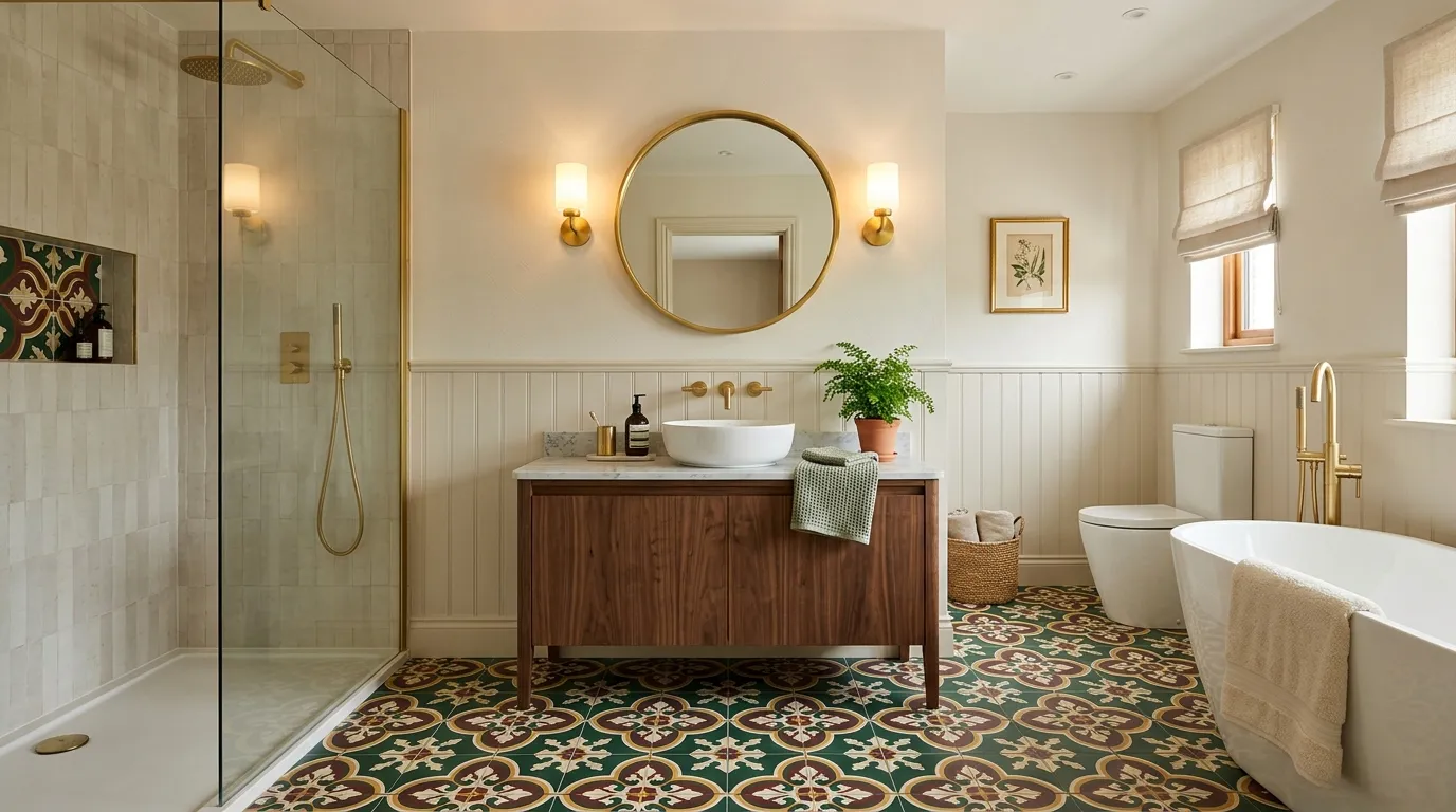 Patterned Floor Tiles
