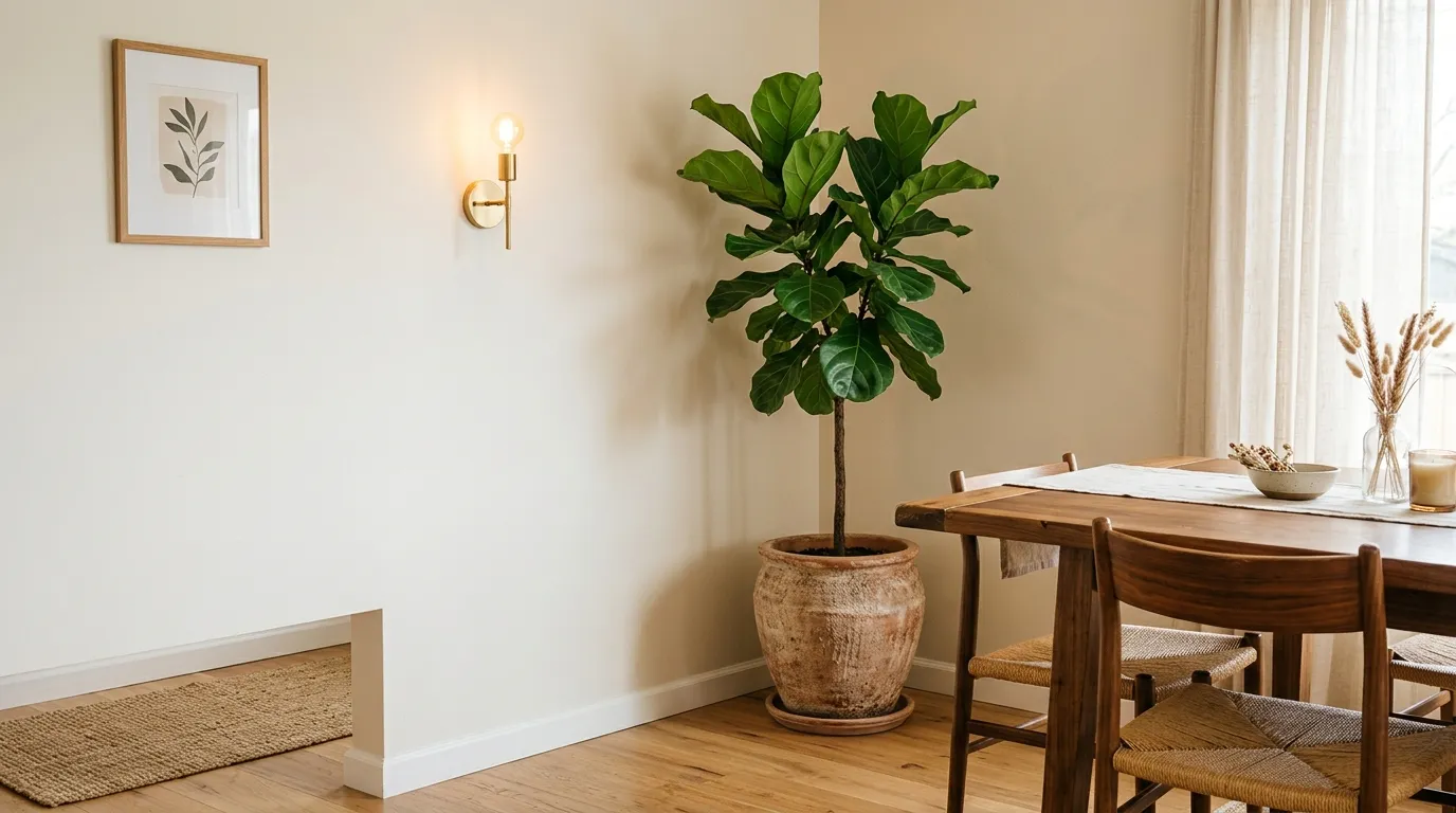 Corner Floor Plant Styling
