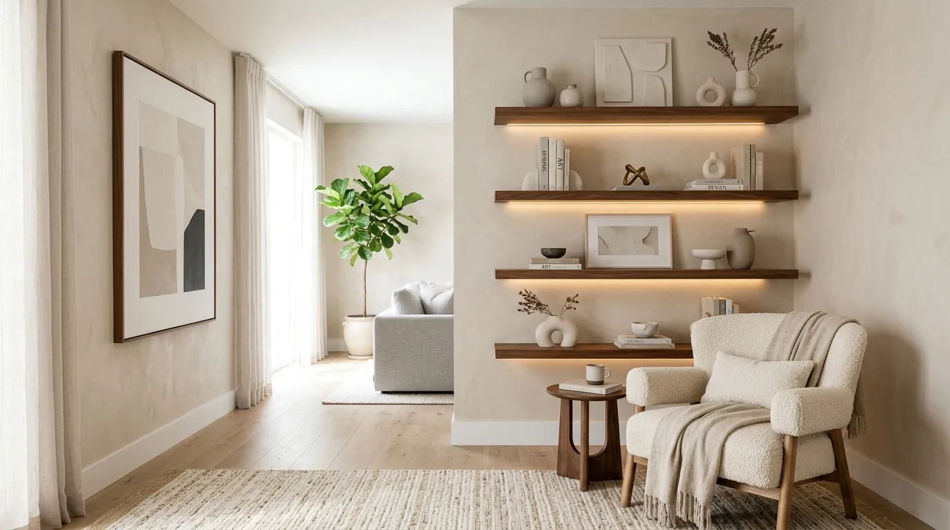 Floating Shelf Styling