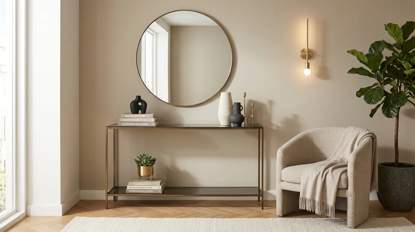Glass Console Styling