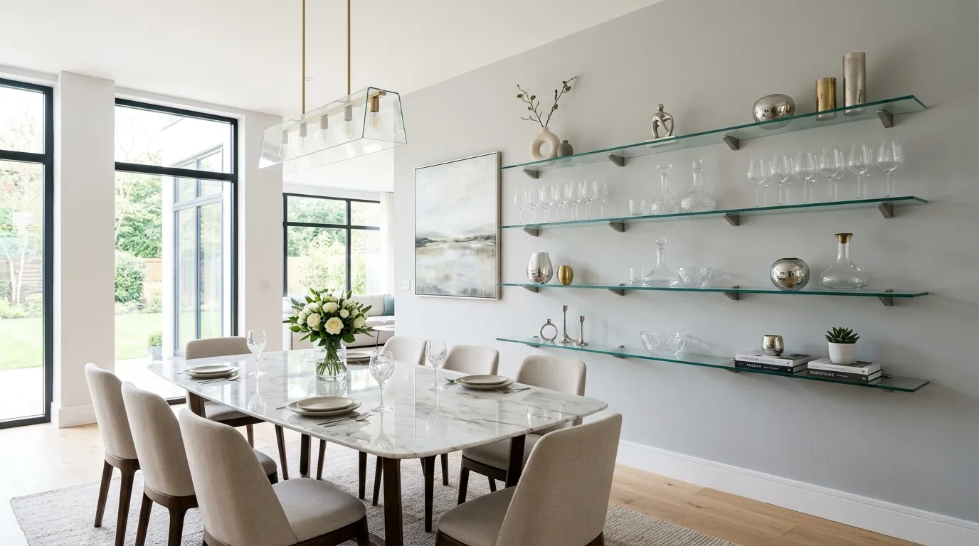 Glass Display Shelves