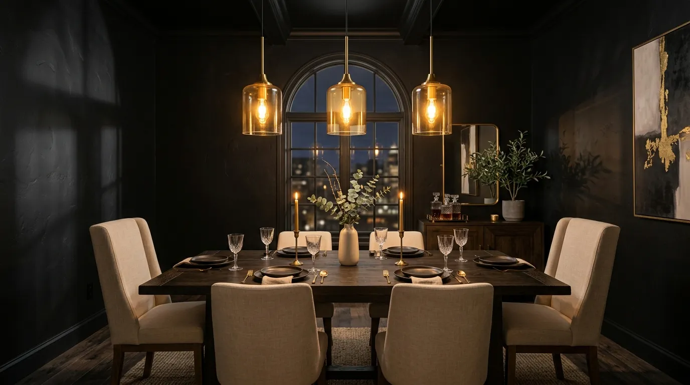 Gold Accent Lighting