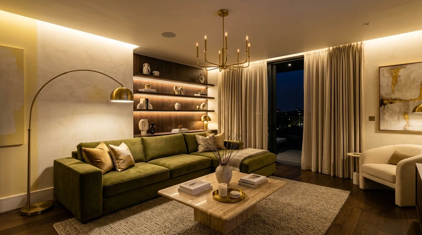 Golden Layered Lighting