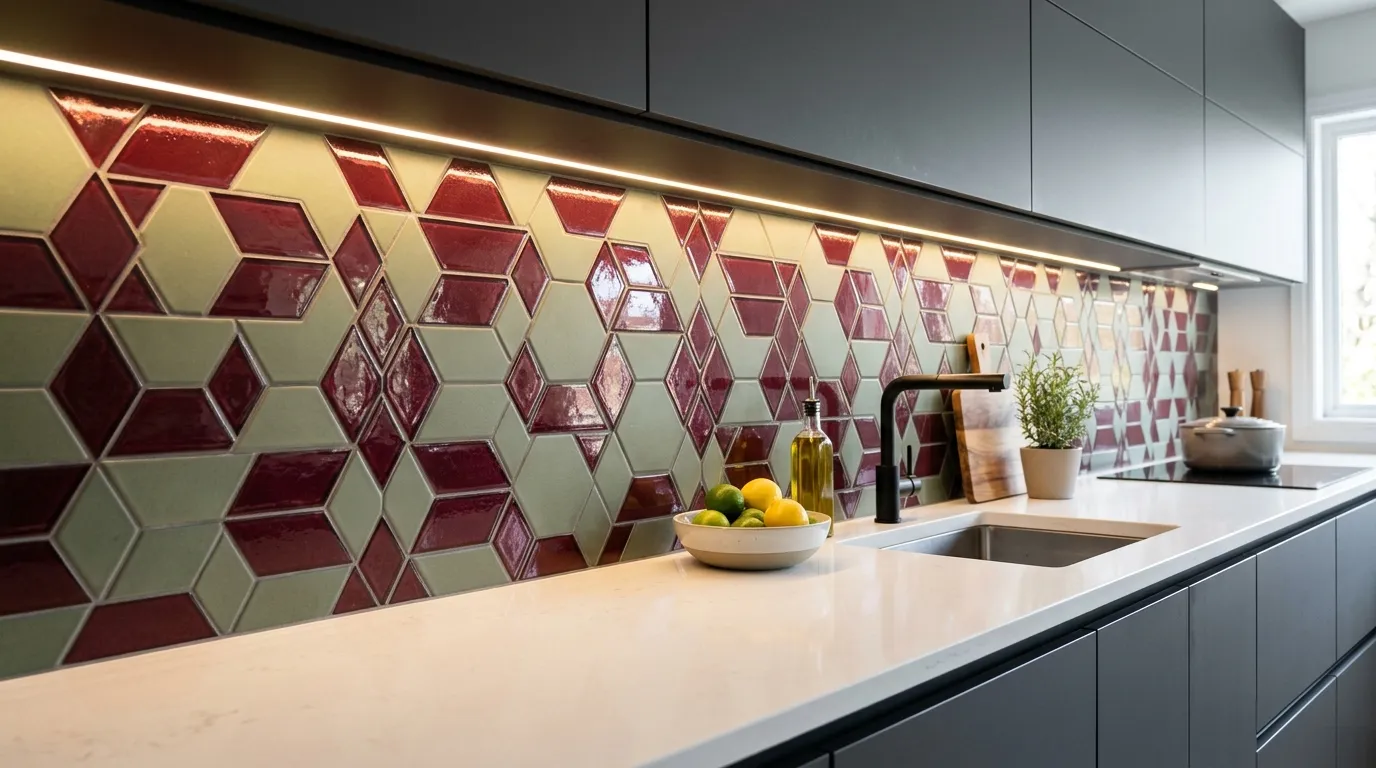 Two-Tone Backsplash Blend