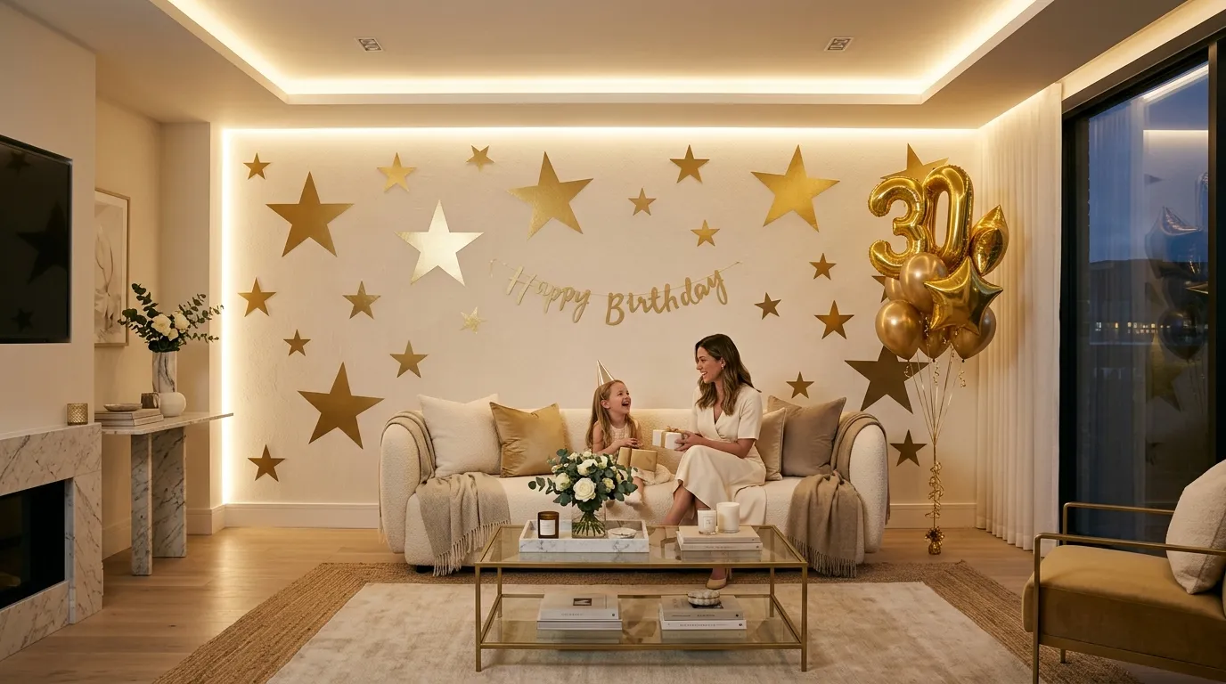 Golden Star Wall
