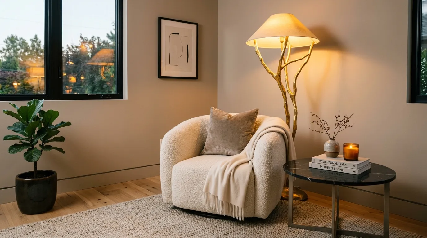 Sculptural Floor Lamp