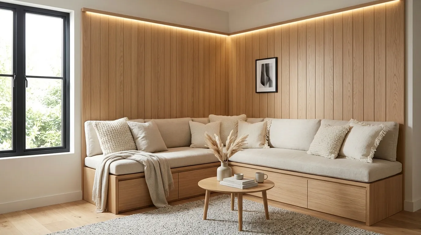 Built-In Bench Corner