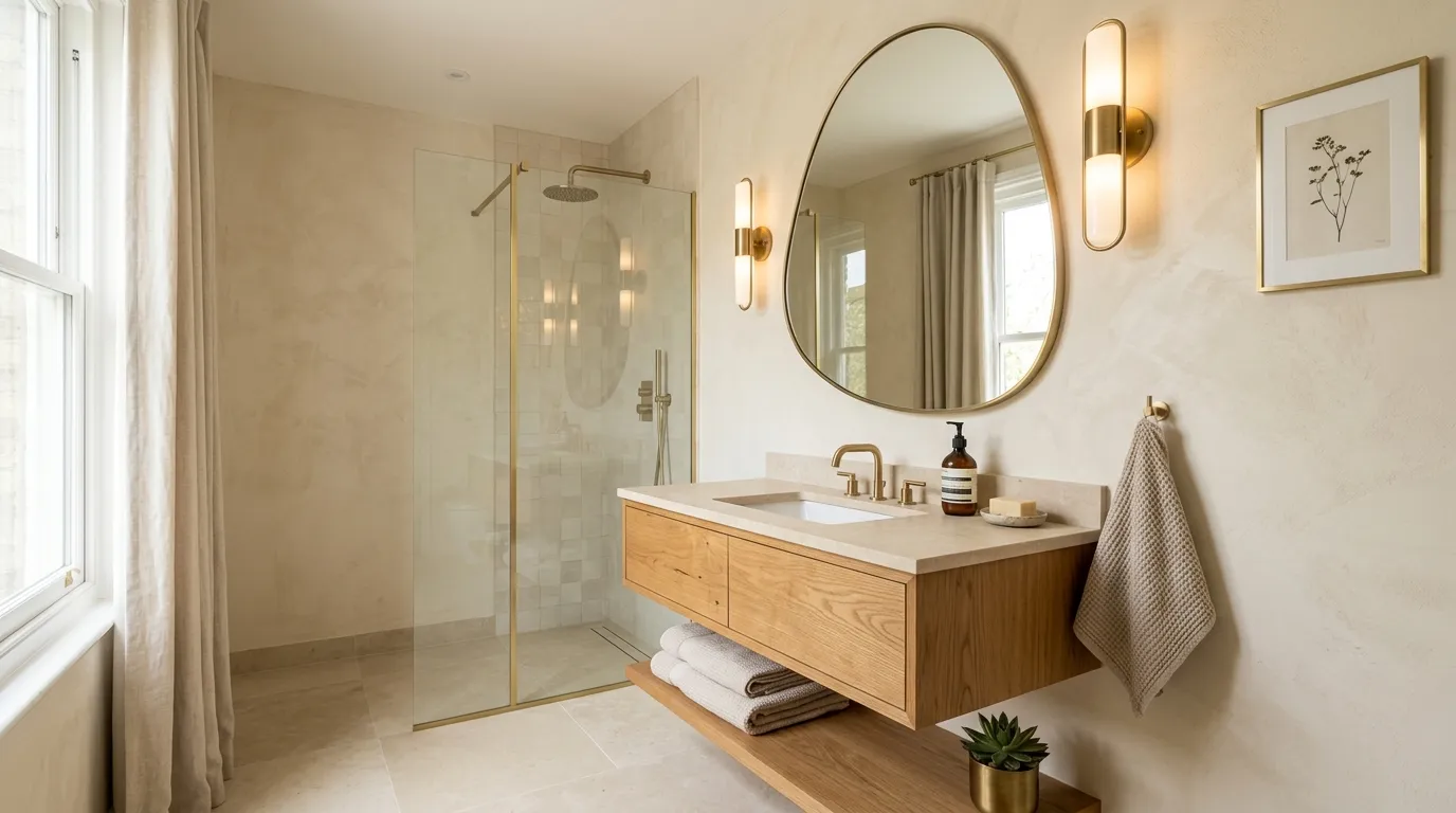 Curved Edge Mirror