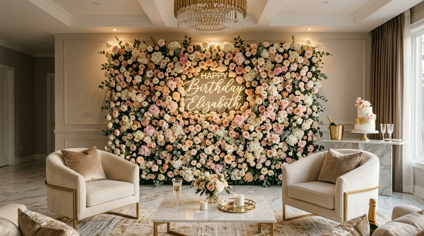 Floral Wall Panel