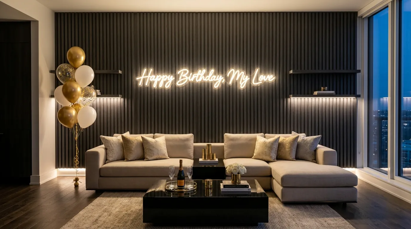 Luxury Neon Backdrop