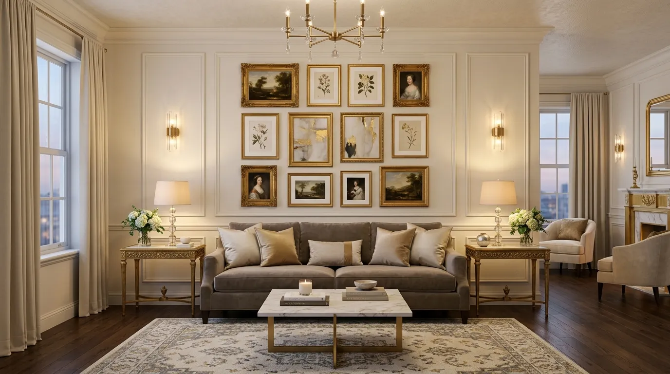 Gold Frame Elegance