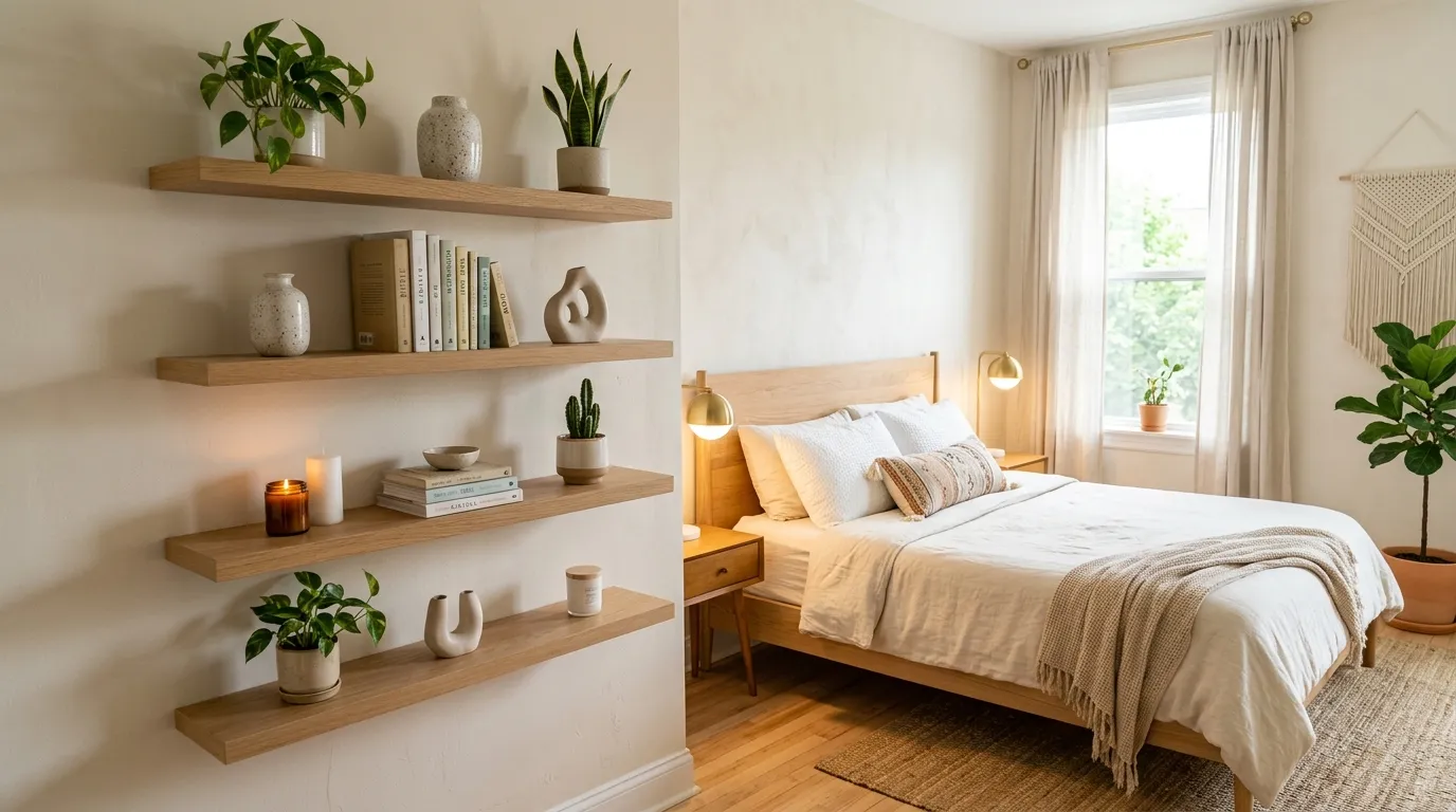 Minimal Floating Shelves