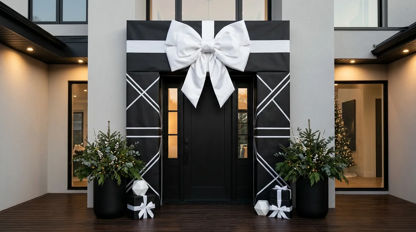 Monochrome Gift Door