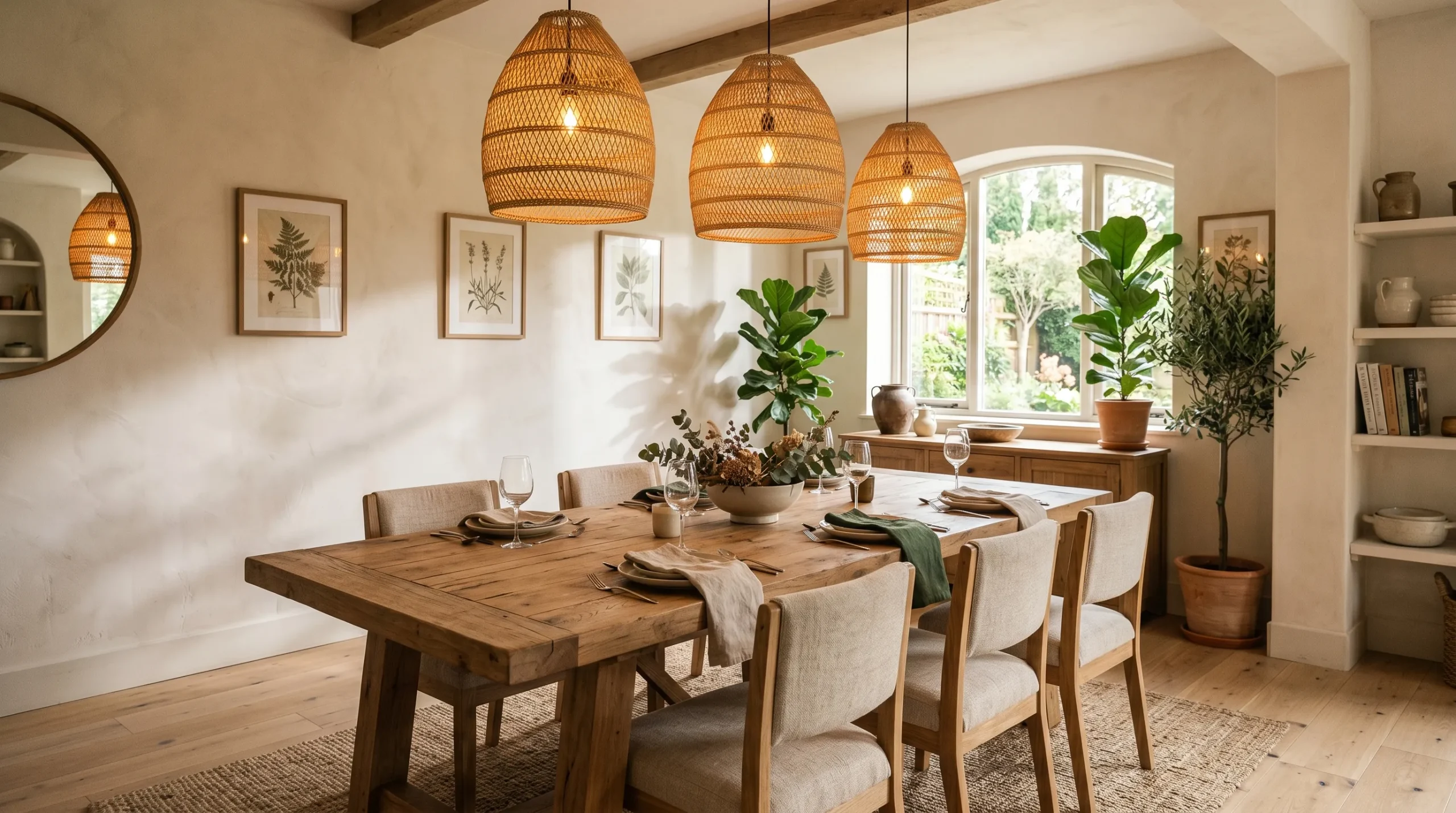 Woven Pendant Lights