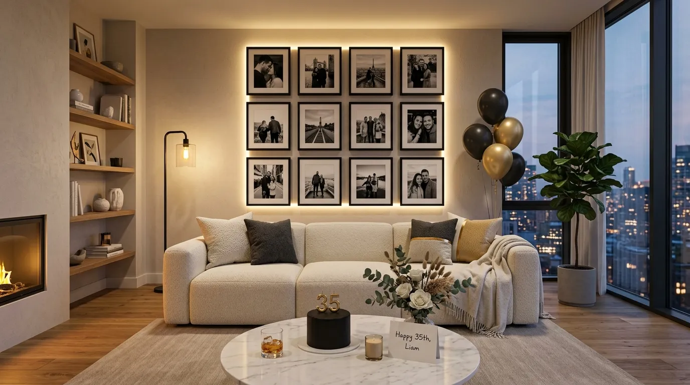 Minimalist Photo Wall