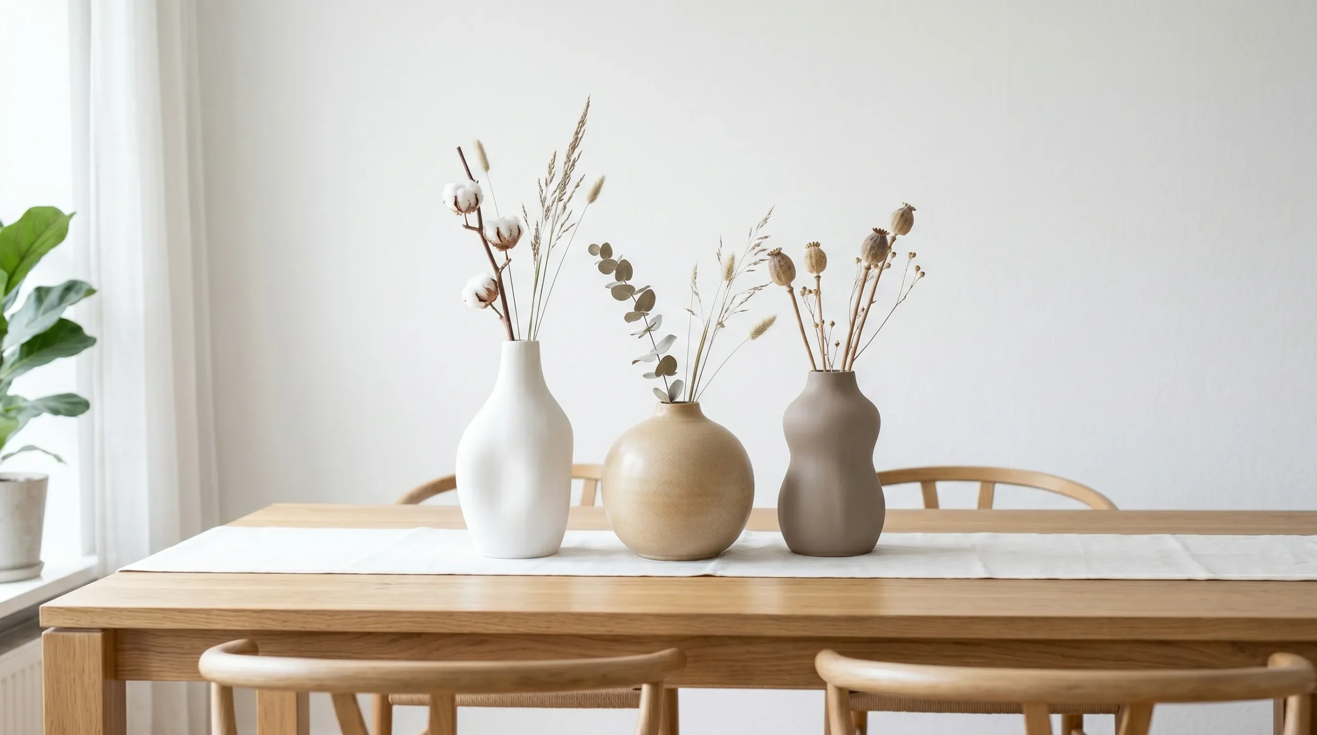 Neutral Ceramic Vases