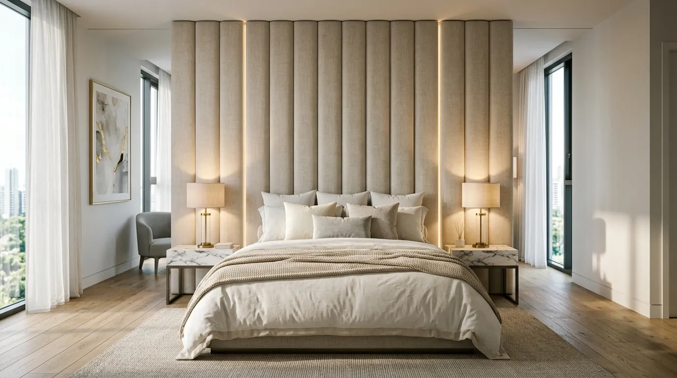 Upholstered Panel Headboard