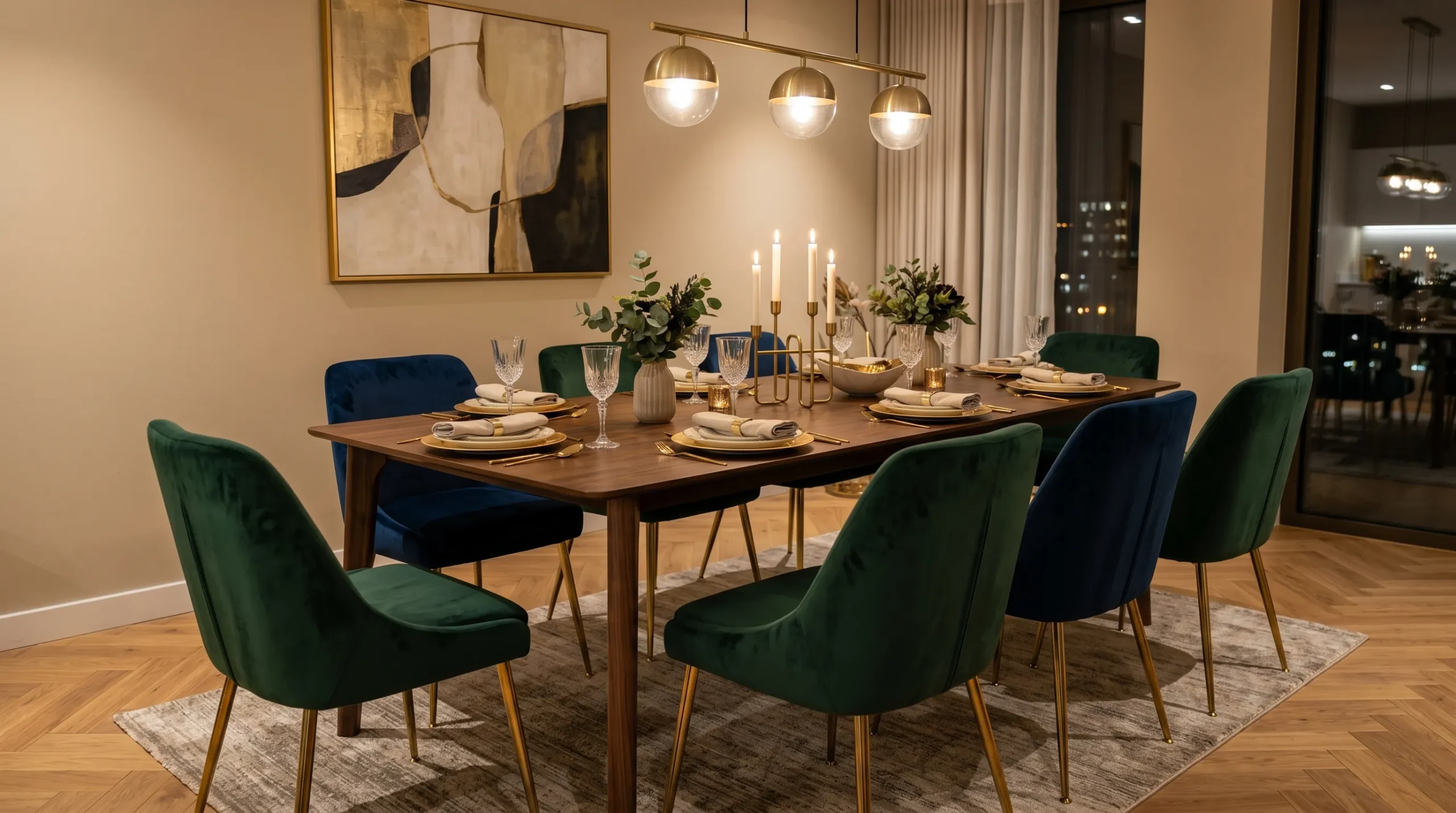 Velvet Chair Pairing