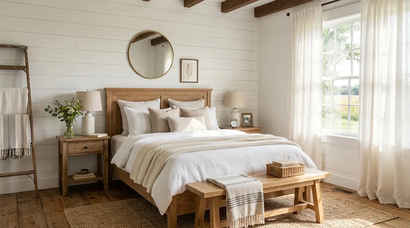 White Shiplap Walls