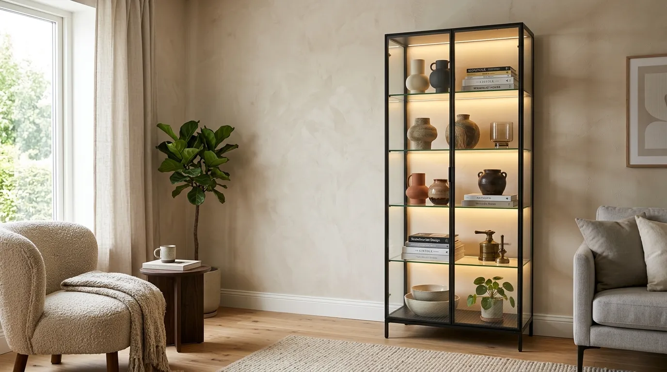 Glass Display Corner
