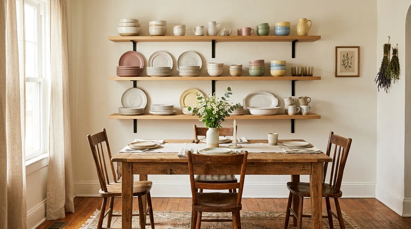 Open Plate Display Shelves