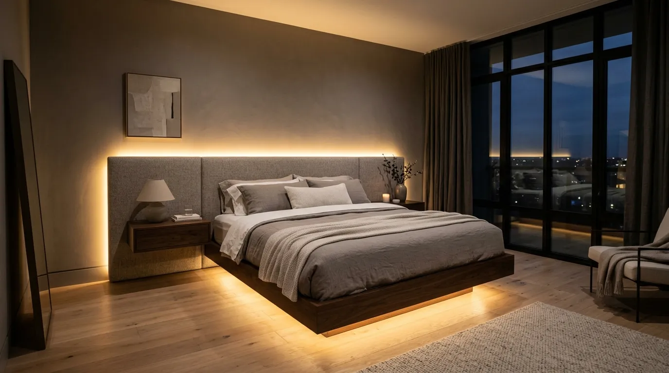 Warm LED Strip Lighting