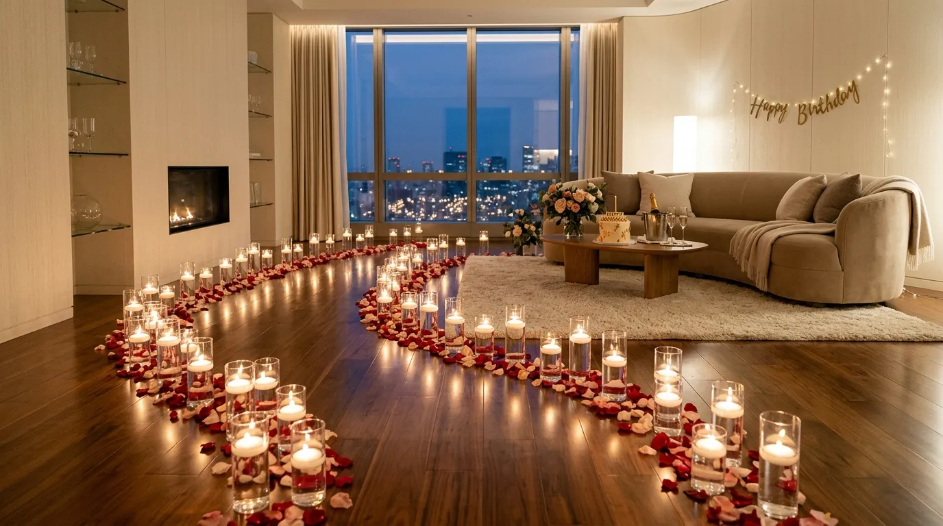 Floating Candle Path