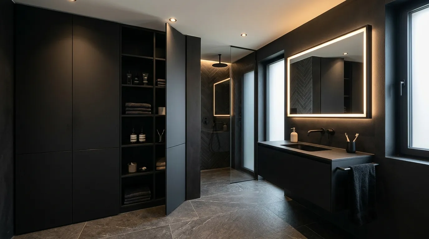 Hidden Storage Walls