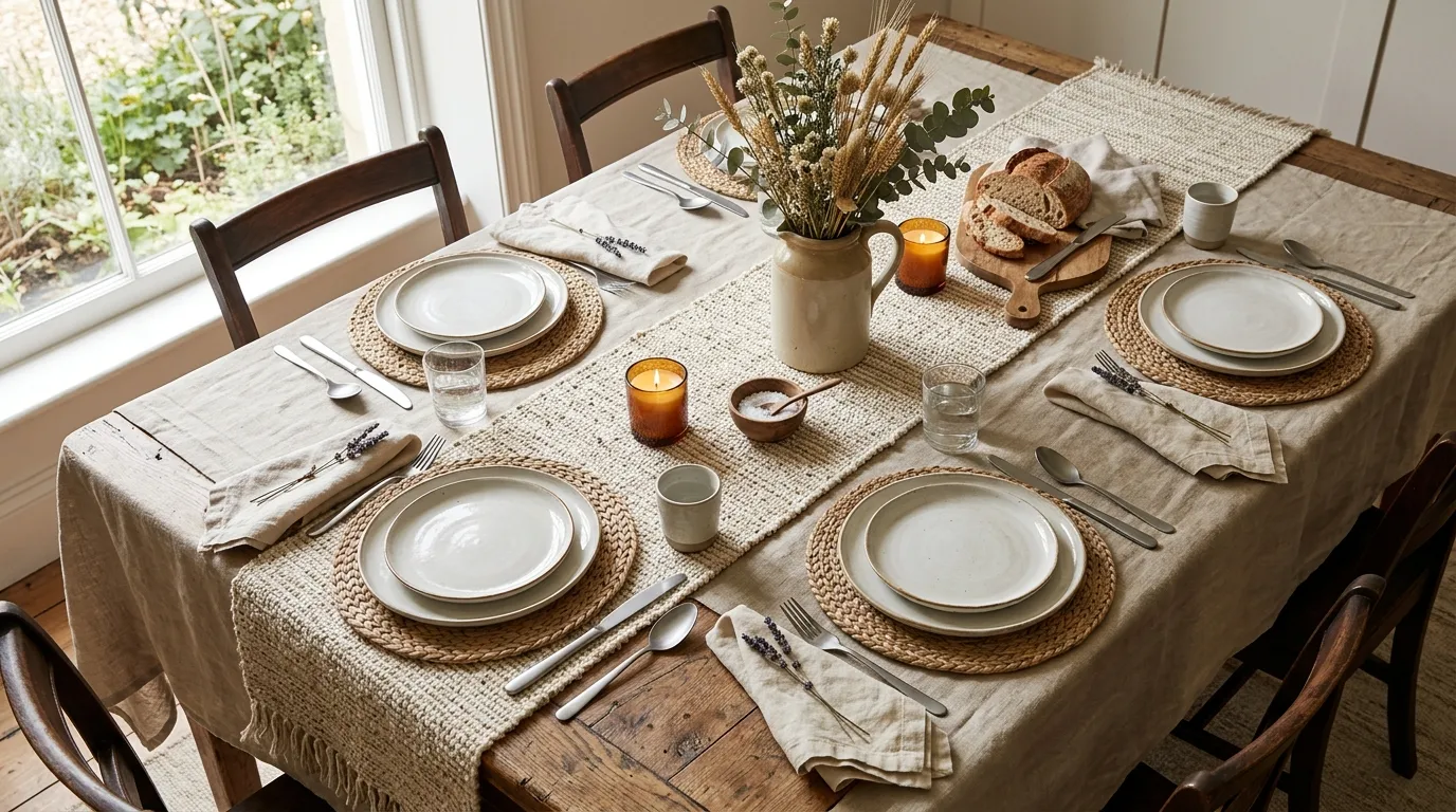 Layered Table Linens