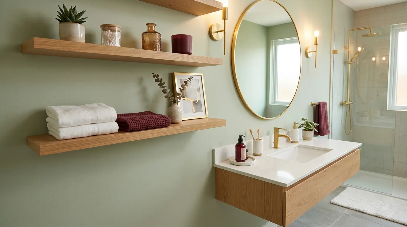 Minimalist Floating Shelves