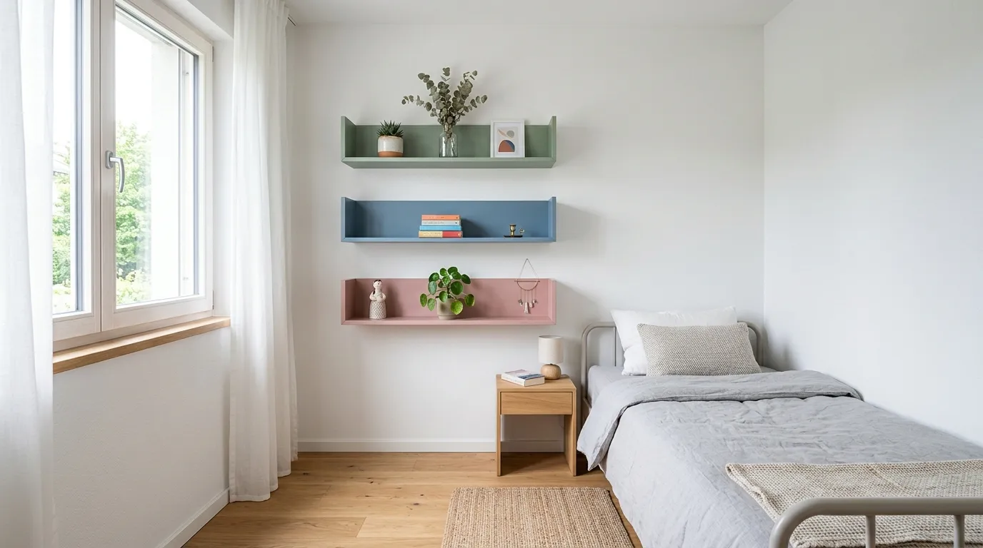 Multi-Color Shelving