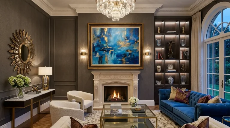 Living Room Wall Decor Ideas Large Picture