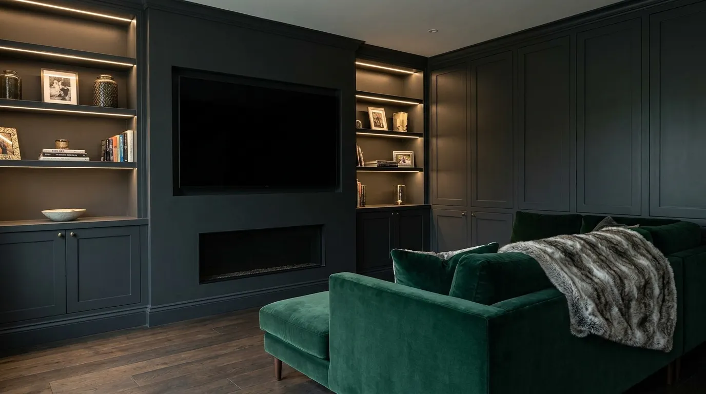 TV Corner Decorating Ideas