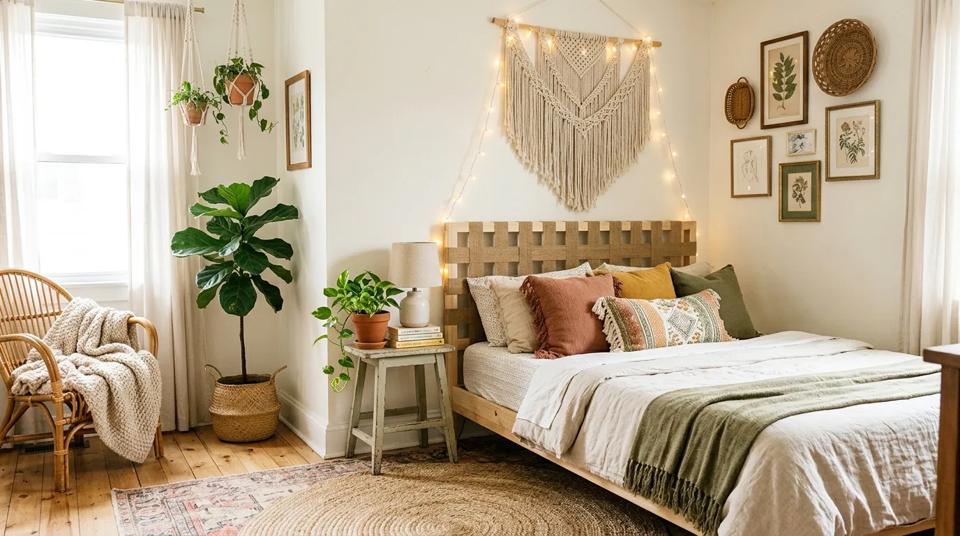 bohemian bedroom decor