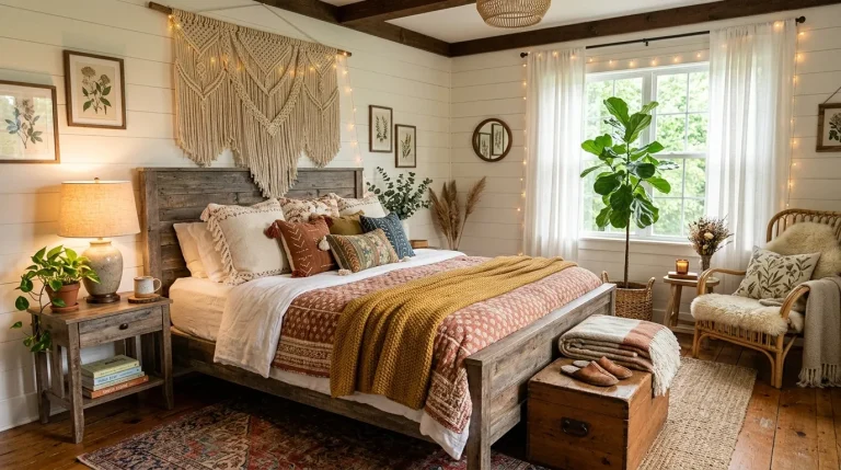 boho farmhouse bedroom ideas