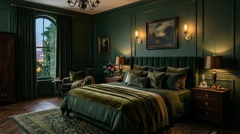 21 Dark Green Moody Bedroom Ideas That Feel Luxurious